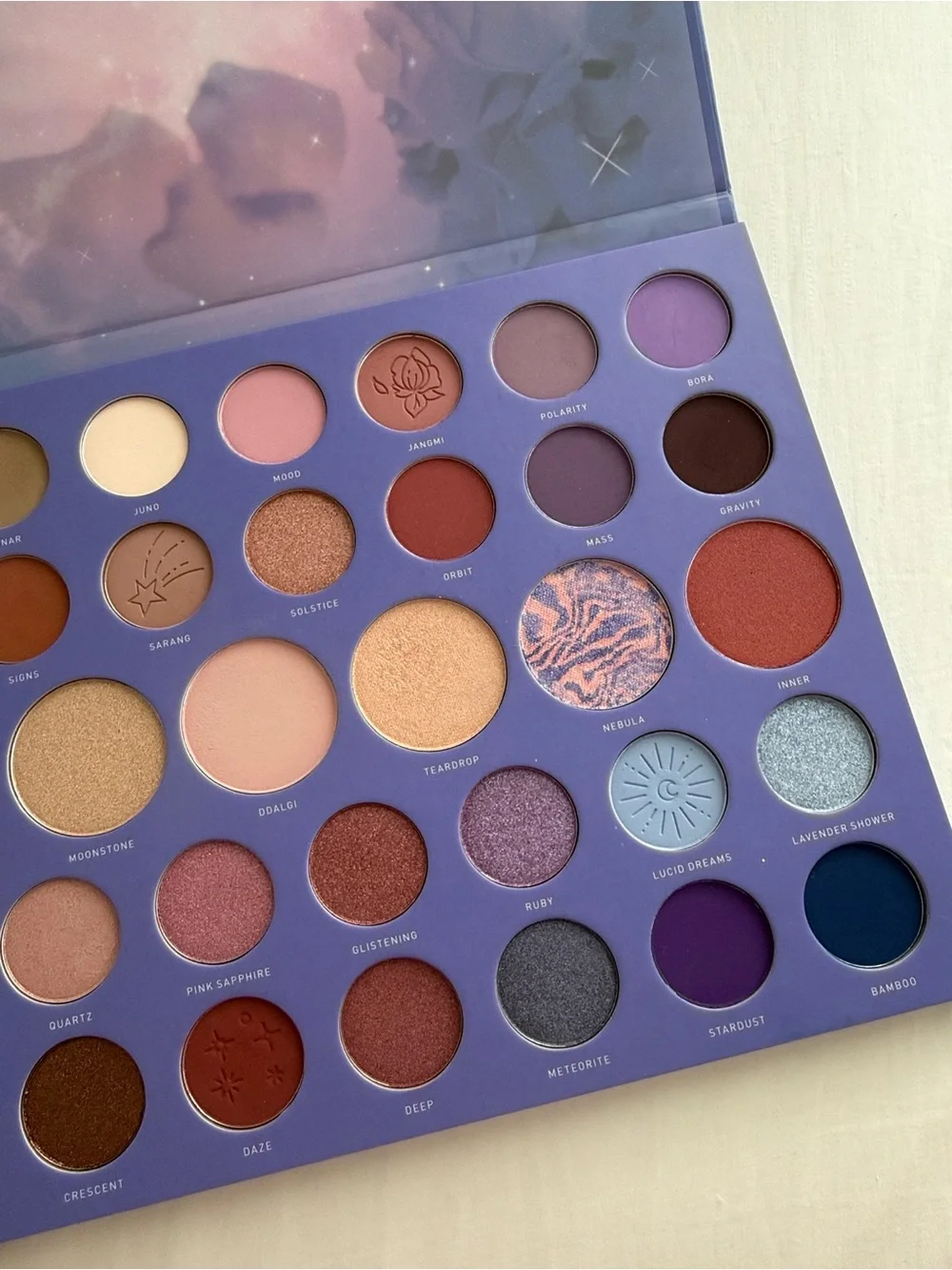 Morphe Constellation Sky Eyeshadow Palette - Purple & Pink Accents
